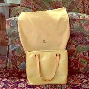 Louis Vuitton , subtle gold, leather